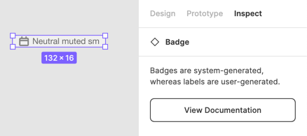 Reading component description in Figma inspect panel