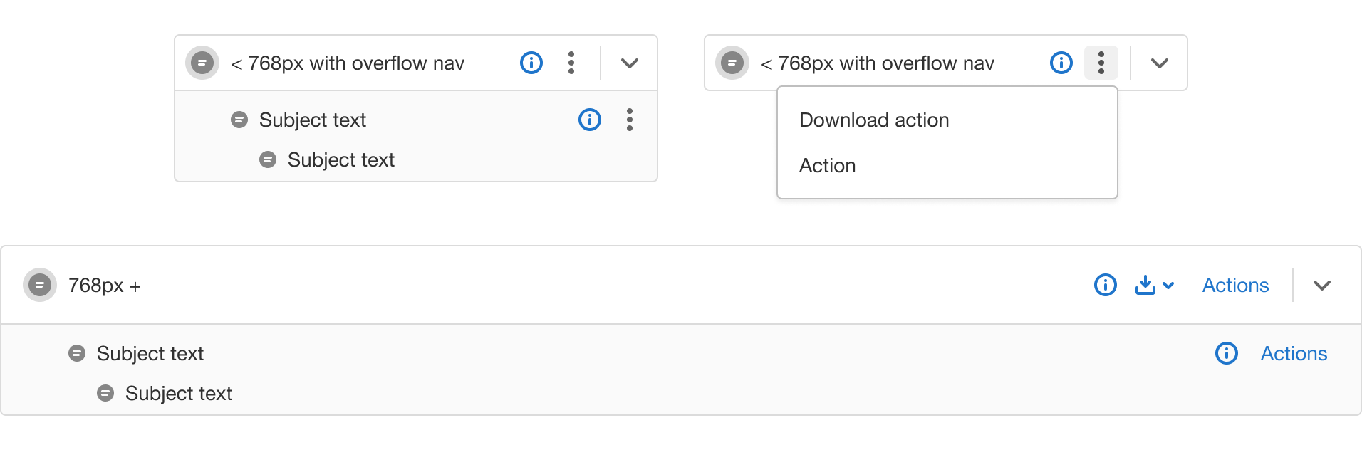 Merge request widget changes per breakpoint